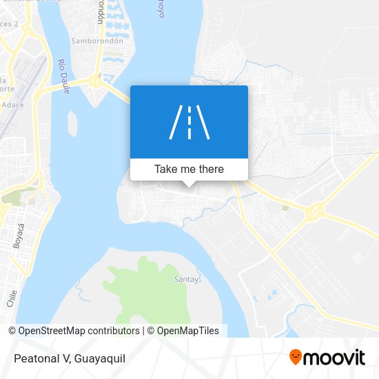 Mapa de Peatonal V