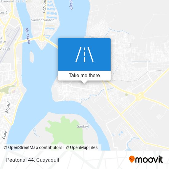 Mapa de Peatonal 44