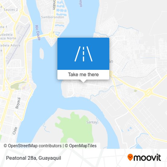 Mapa de Peatonal 28a