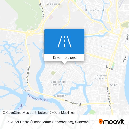 Mapa de Callejón Parra (Elena Valle Schenonne)