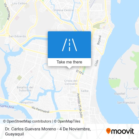 Dr. Carlos Guevara Moreno - 4 De Noviembre map