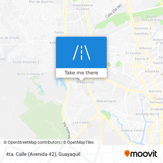 4ta. Calle  (Avenida 42) map