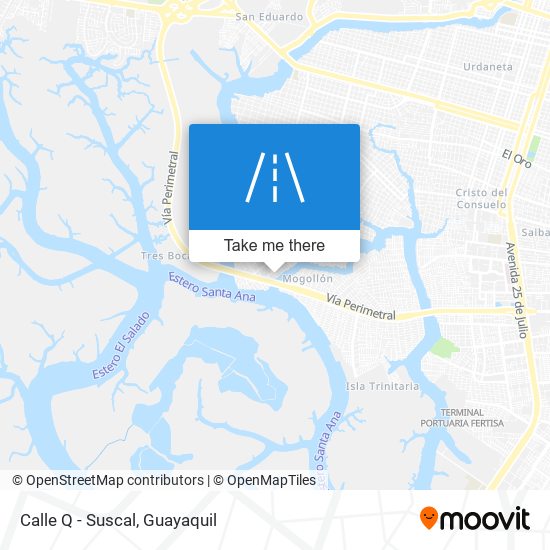 Calle Q - Suscal map