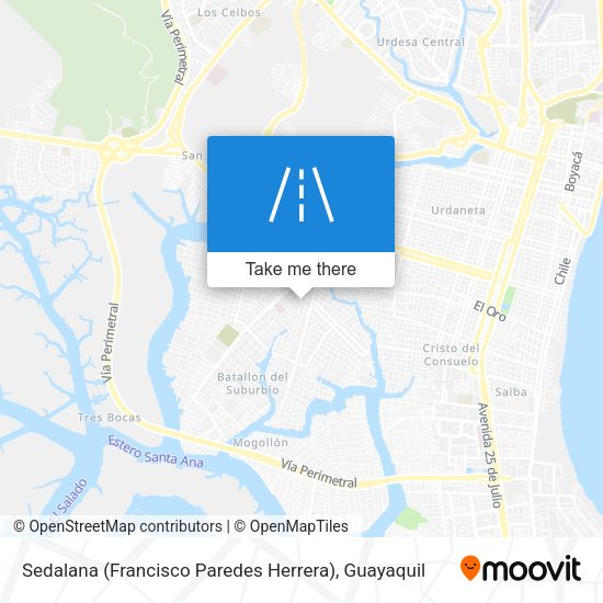 Sedalana (Francisco Paredes Herrera) map
