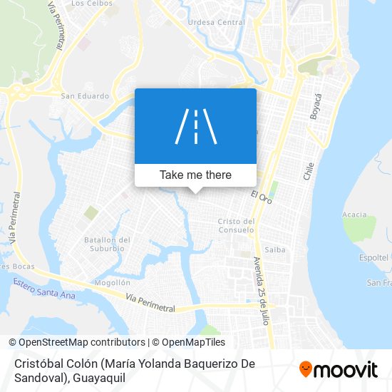Cristóbal Colón (María Yolanda Baquerizo De Sandoval) map