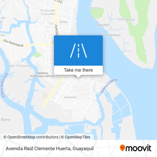 Avenida Raúl Clemente Huerta map