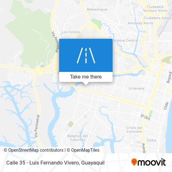 Calle 35 - Luis Fernando Vivero map
