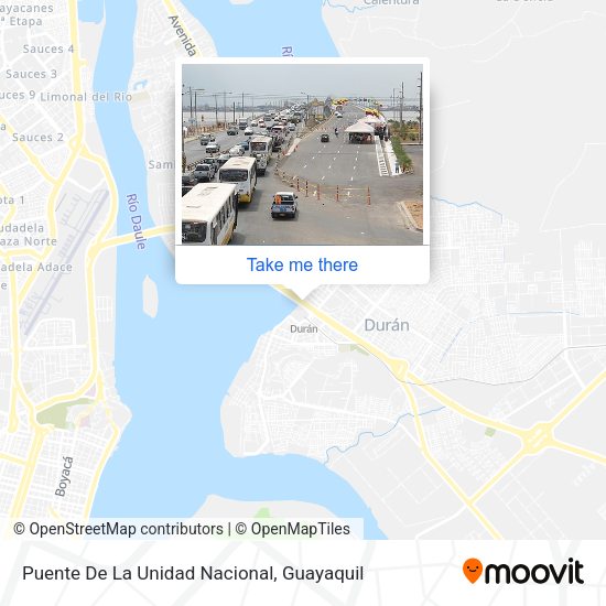 Mapa de Puente De La Unidad Nacional