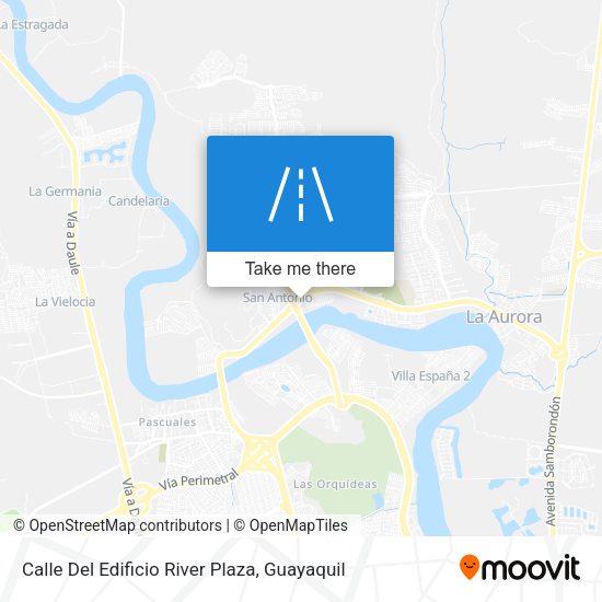Calle Del Edificio River Plaza map