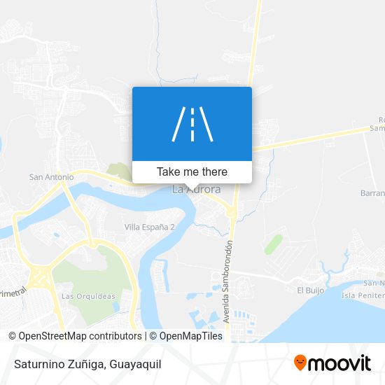 Mapa de Saturnino Zuñiga