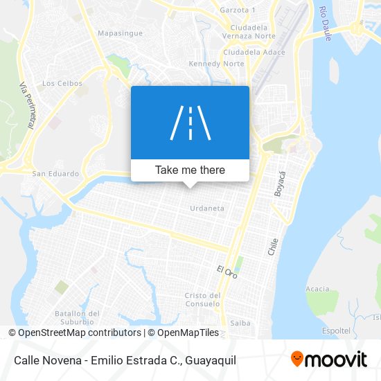 Mapa de Calle Novena - Emilio Estrada C.