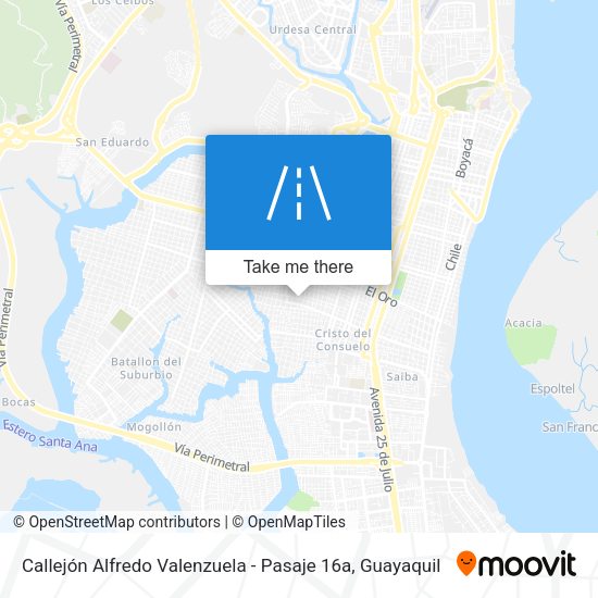 Callejón Alfredo Valenzuela - Pasaje 16a map