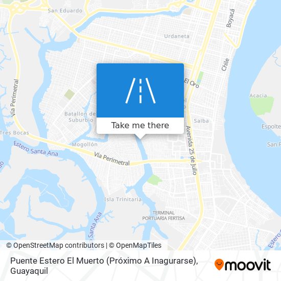 Puente Estero El Muerto (Próximo A Inagurarse) map