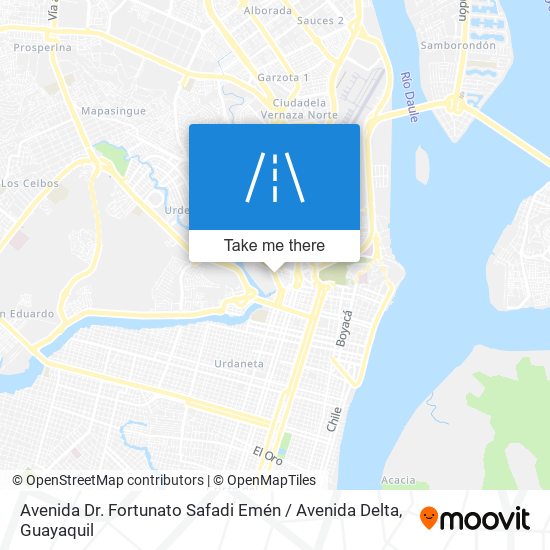 Mapa de Avenida Dr. Fortunato Safadi Emén / Avenida Delta