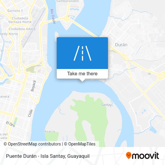 Puente Durán - Isla Santay map