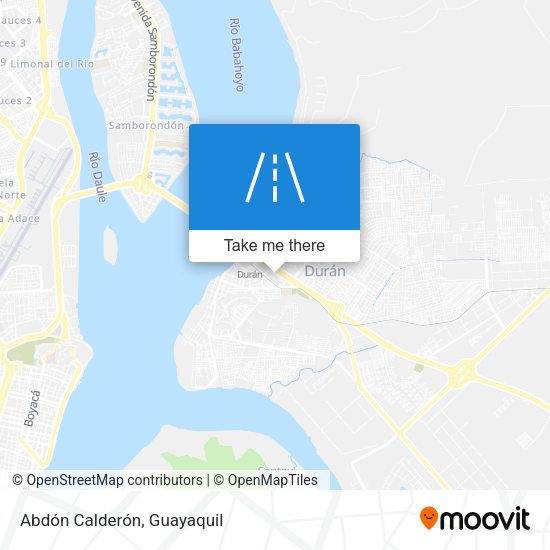 Abdón Calderón map