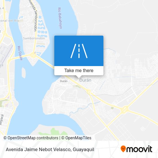 Avenida Jaime Nebot Velasco map