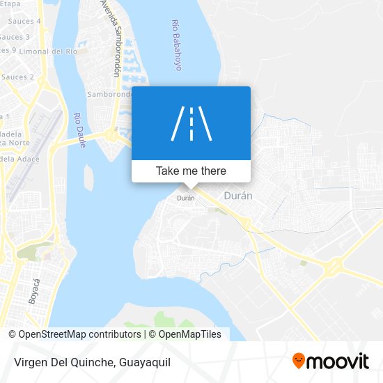 Virgen Del Quinche map