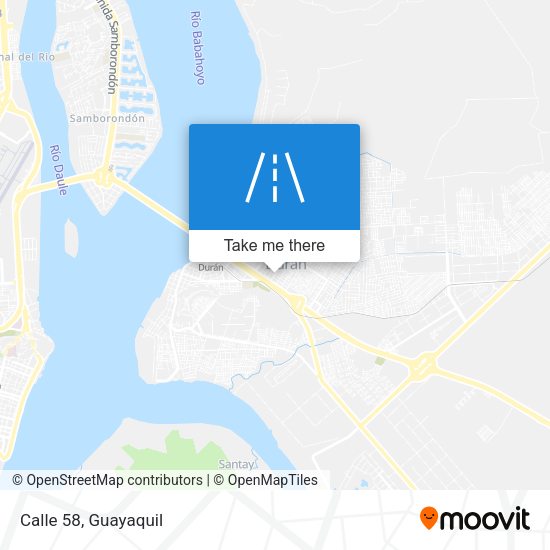 Mapa de Calle 58