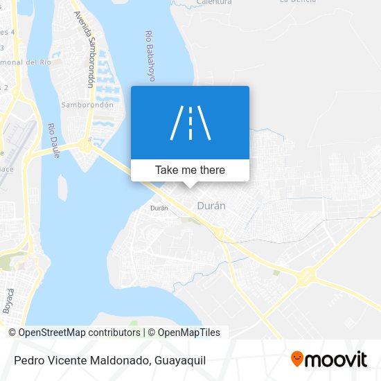 Pedro Vicente Maldonado map