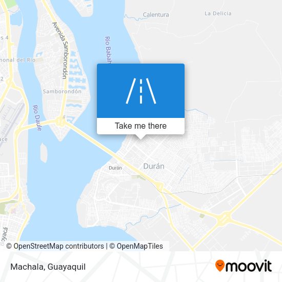 Mapa de Machala