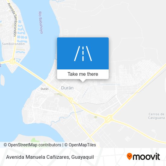 Mapa de Avenida Manuela Cañizares