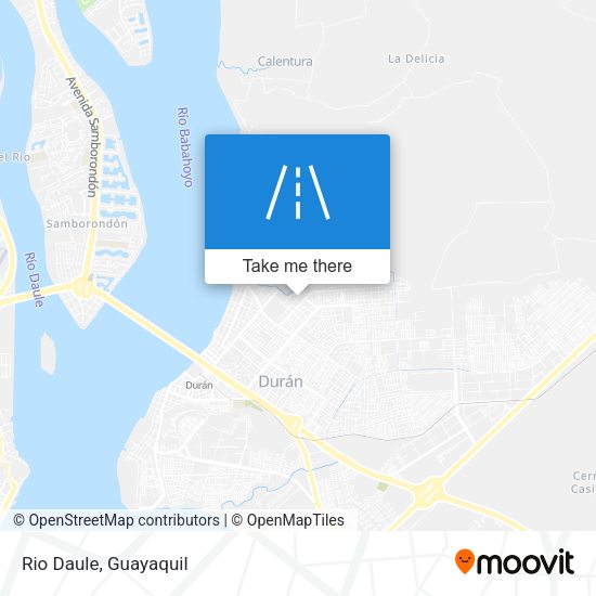Mapa de Rio Daule