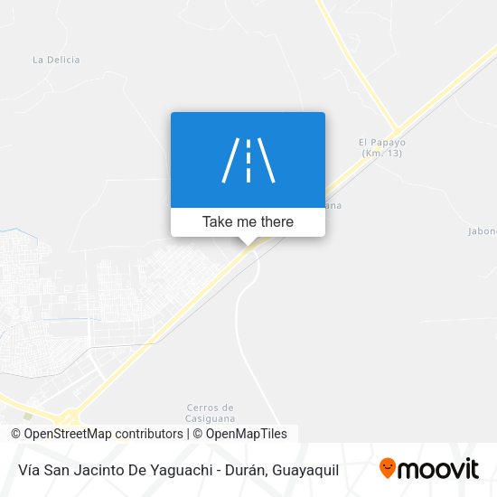 Vía San Jacinto De Yaguachi - Durán map