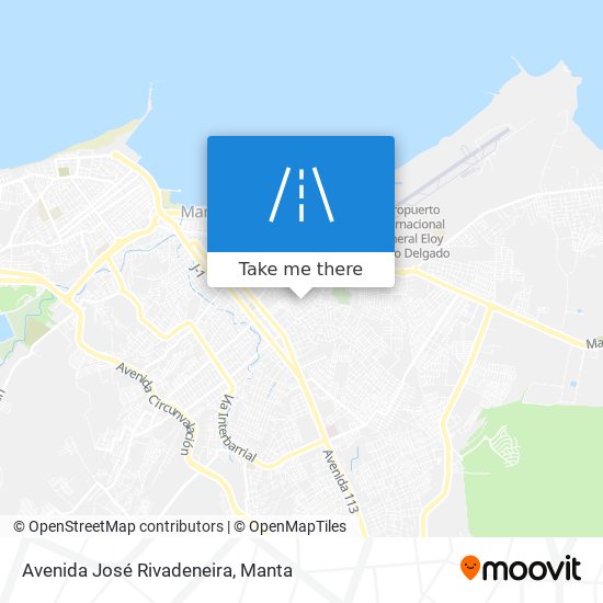 Mapa de Avenida José Rivadeneira