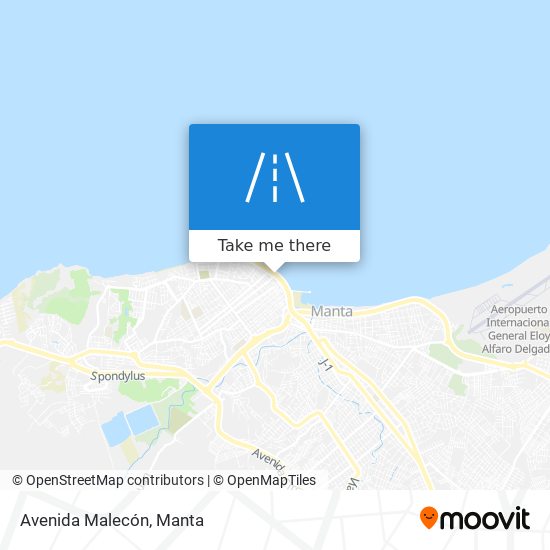 Mapa de Avenida Malecón