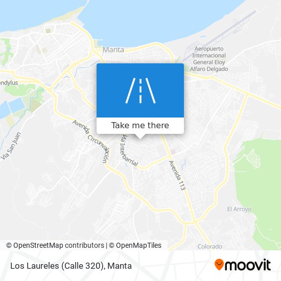 Los Laureles (Calle 320) map