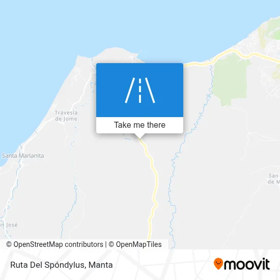 Ruta Del Spóndylus map