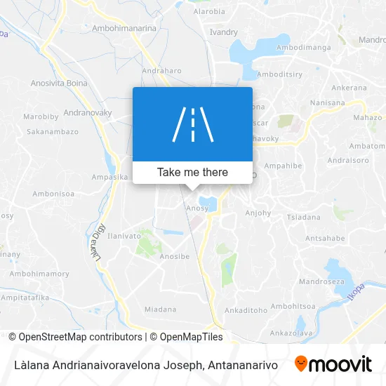Làlana Andrianaivoravelona Joseph map
