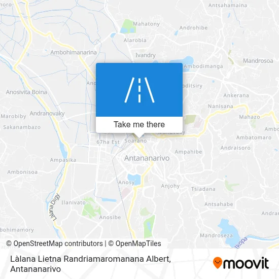 Làlana Lietna Randriamaromanana Albert map