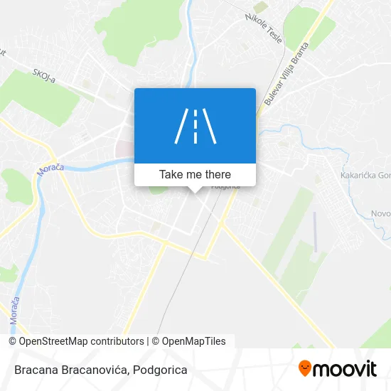 Bracana Bracanovića map