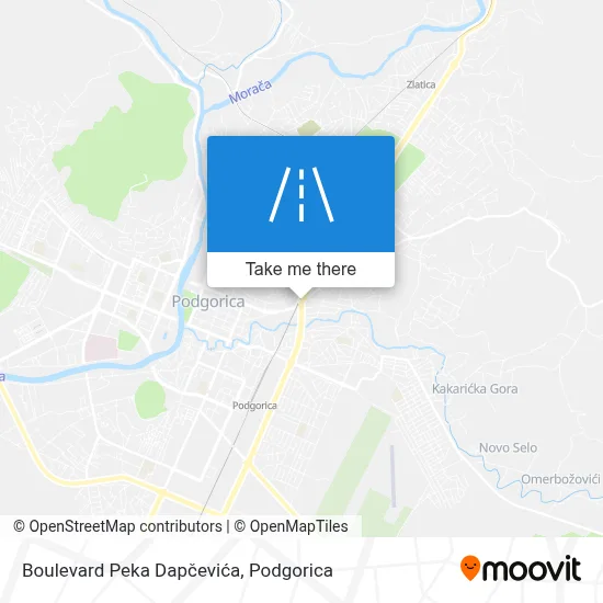 Bulevar Peka Dapčevića map