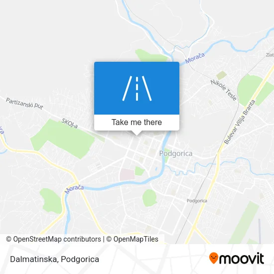 Dalmatinska map