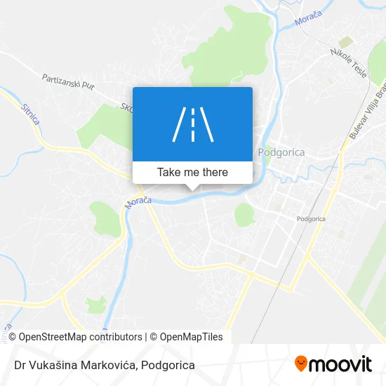 Dr Vukašina Markovića map