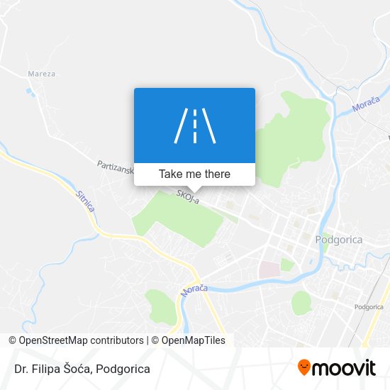Dr. Filipa Šoća map