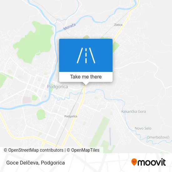 Goce Delčeva map