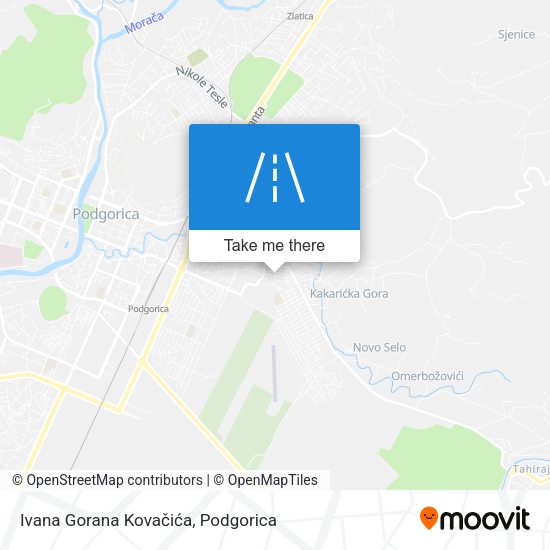 Ivana Gorana Kovačića map