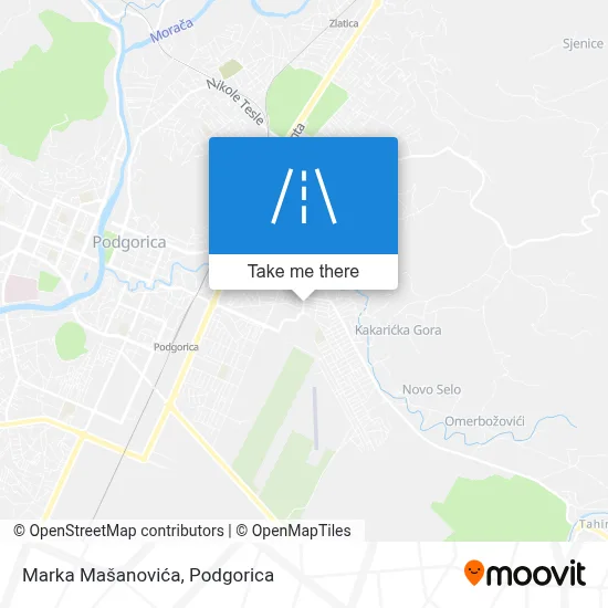 Marka Mašanovića map