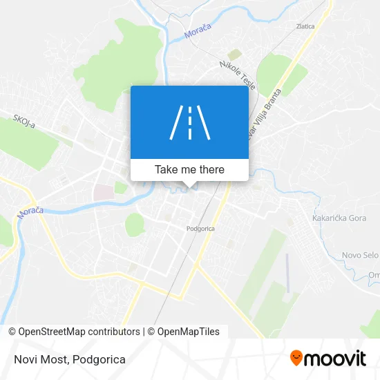 Novi Most map
