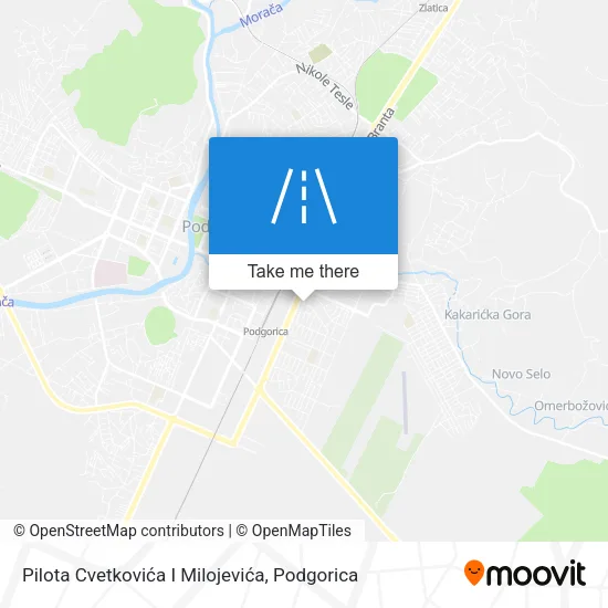 Pilota Cvetkovića I Milojevića map
