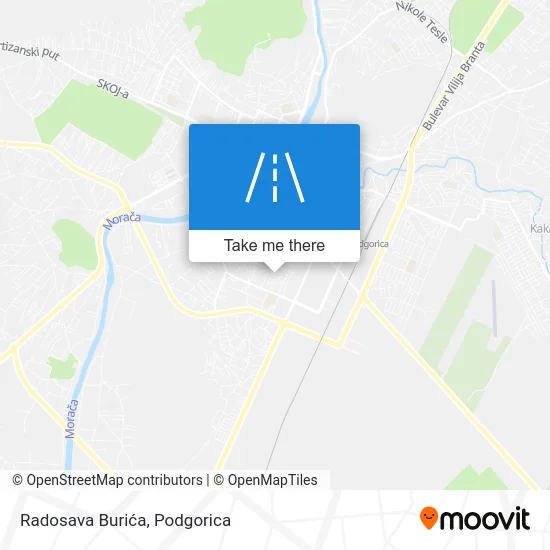 Radosava Burića map