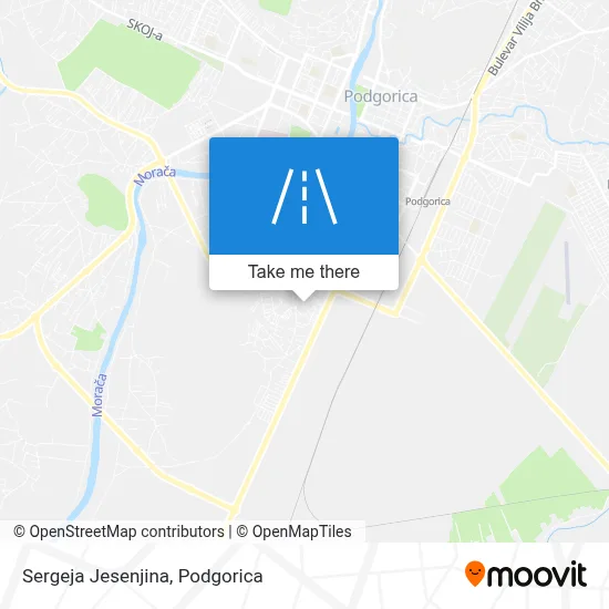 Sergeja Jesenjina map