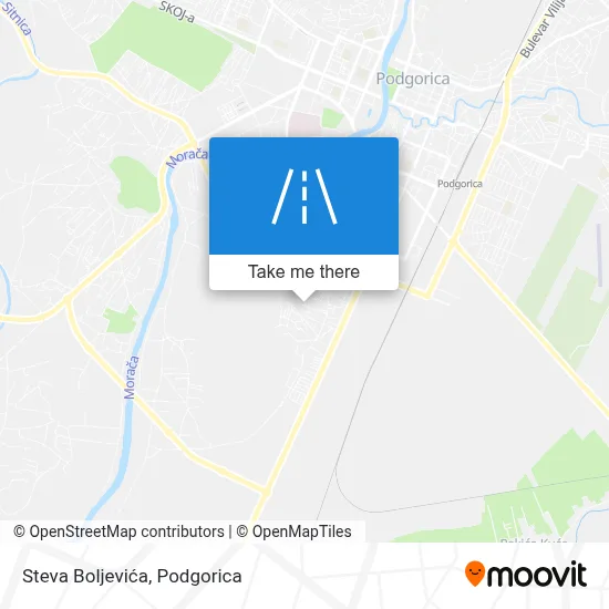 Steva Boljevića map