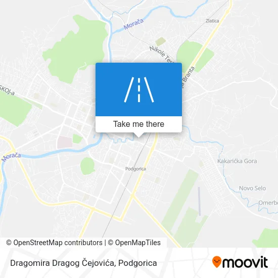 Dragomira Dragog Čejovića map