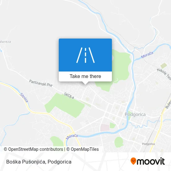 Boška Pušonjića map