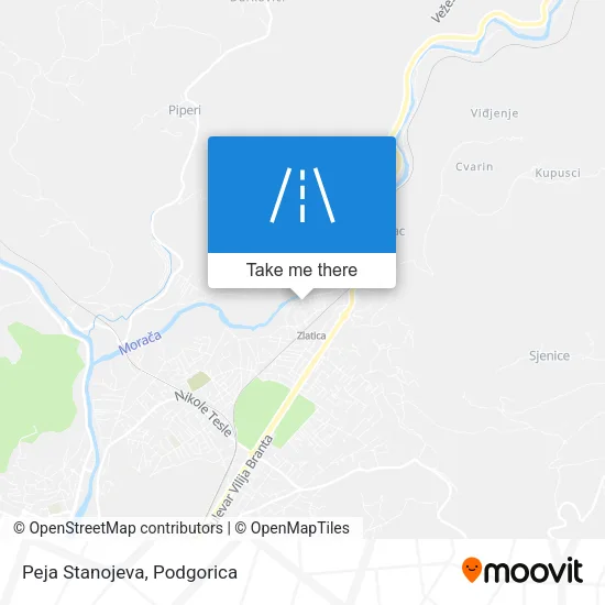 Peja Stanojeva map